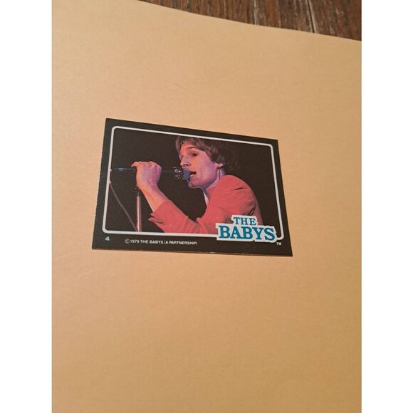 Vintage 1979 The Babys Trading Card #4 London Rock Band Collectible - Picture 1 of 2